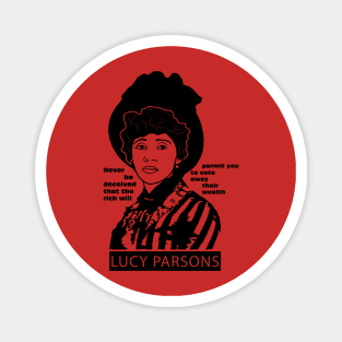 Lucy Parsons Quote Magnet